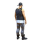 Miniatuurfiguur: Biker/Bende Lid met Vest en Zonnebril (Nr. 285)