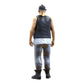 Miniatuurfiguur: Biker/Bende Lid met Vest en Zonnebril (Nr. 285)