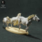 Productfoto Dierfiguur Diorama, Modelbouw: 0: Wilde Dierfiguur: rennende Camargue-paarden (Ref 01_01_73)
