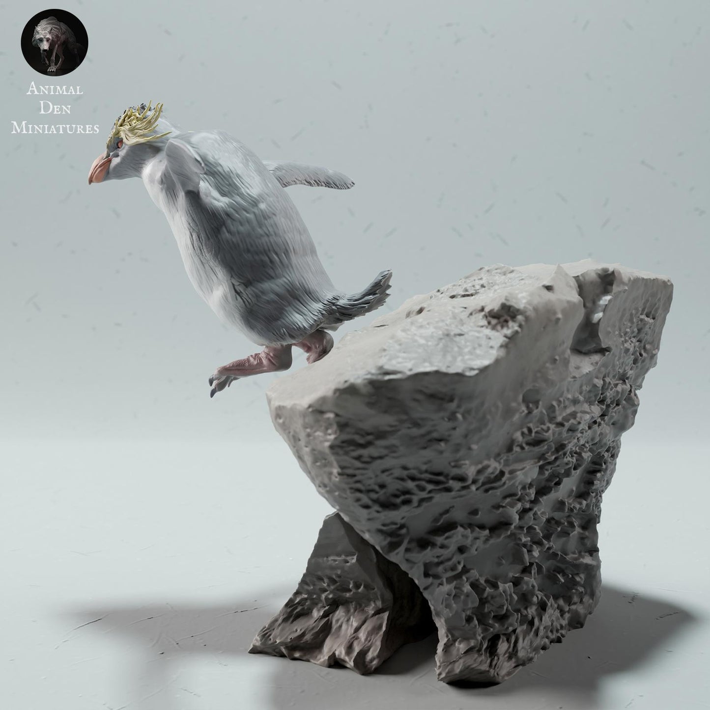 Productfoto Dier Figuur Diorama, Modelbouw: 0: Zeewezen Figuur: Rots-pinguïn – Rockhopper (Ref 01_01_63)