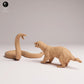 Productfoto Dierfiguur Diorama, Modelbouw: 0: Wilde Dierfiguren: Honingdas vs. Zwarte Mamba – Strijd van de Savanne (Ref 25_08_08)