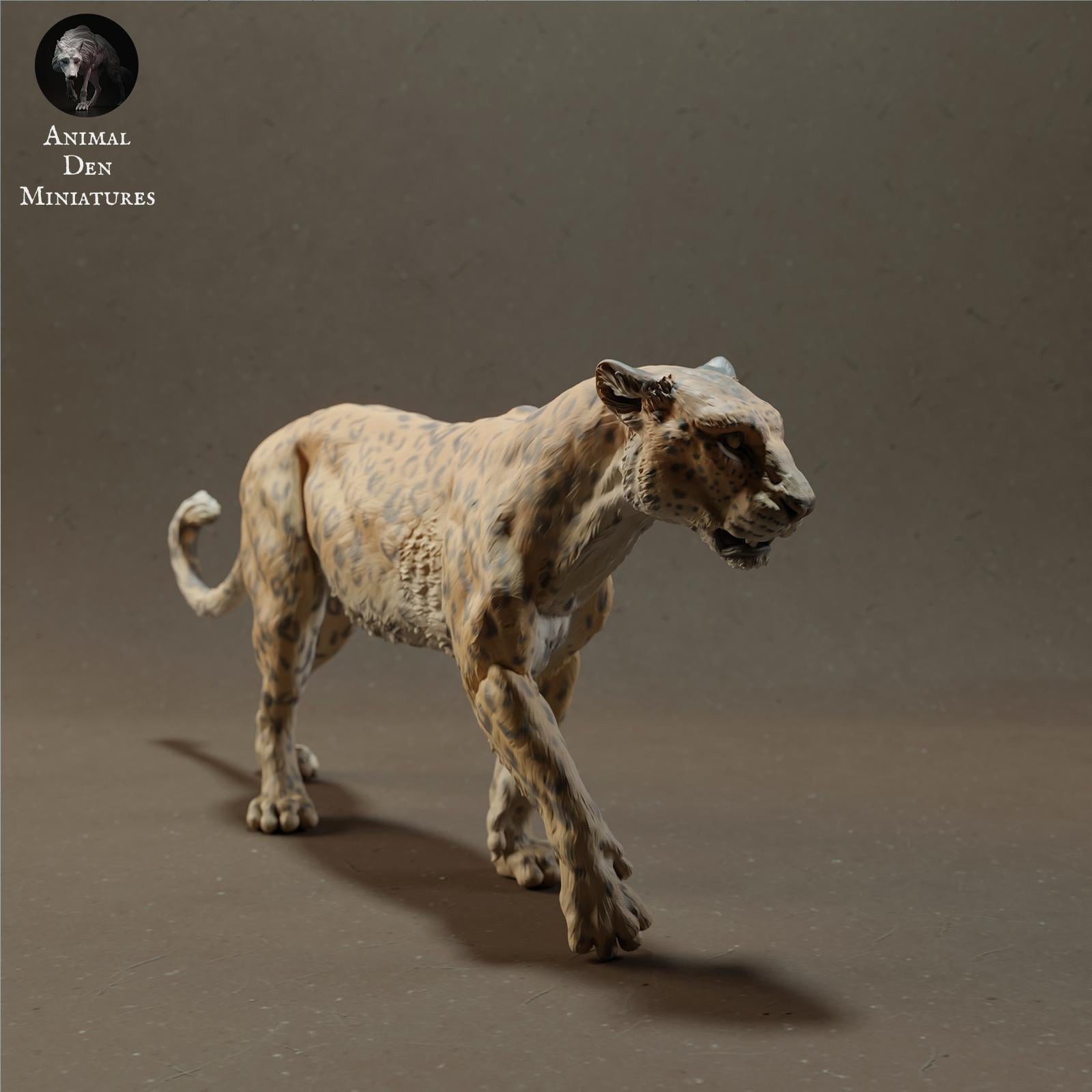 Productfoto Dierfiguur Diorama, Modelbouw: 0: Wilde Dierfiguur: Afrikaanse Luipaard – Dieren van de Savanne (Ref 01_01_59)