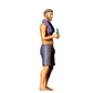 Diorama modelbouw productfoto 0: Poolfeest gasten - Man met handdoek en bierfles (Ref. Nr. 321)