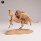 Productfoto Dierfiguur Diorama, Modelbouw: 0: Wilde Dierfiguur: Leeuw jaagt op Zebra – Dieren van de Savanne (Ref 25_08_06)