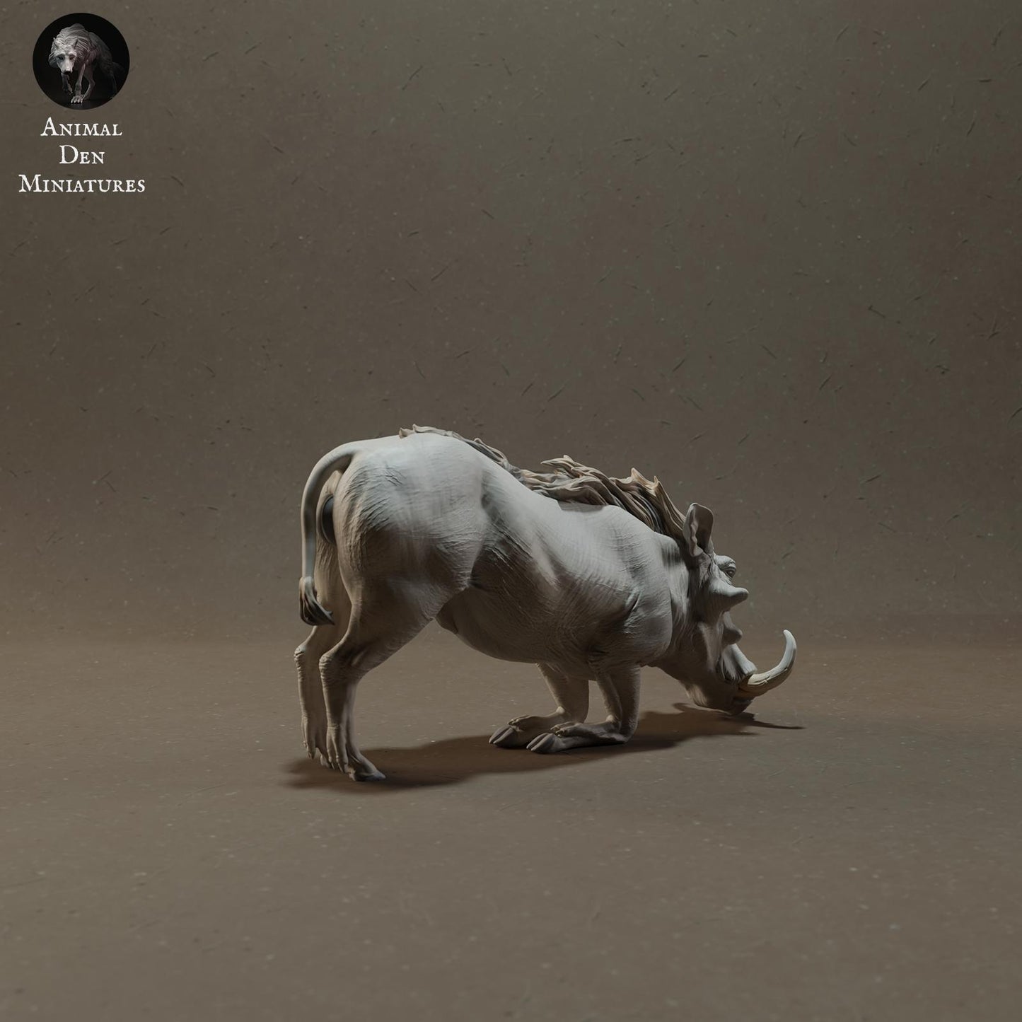 Productfoto Dier Figur Diorama, Modelbouw: 0: Dieren van de Savanne Figur: knielend Wrattenzwijn – Gewoon Wrattenzwijn (Ref 01_01_56)