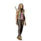 3DP Miniatures 0: Stehende Figur: Schwertkämpferin mit Weste, Hose und Schwert auf dem Rücken (Ref. Nr. 493)