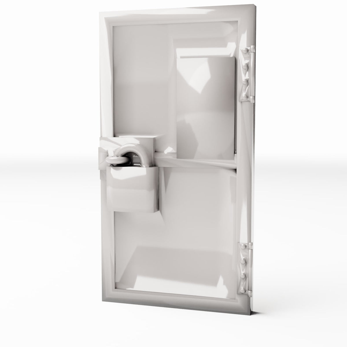 Dioramamodelbouw productfoto 0: militair diorama: geopende beveiligingsdeur voor munitieopslag (Ref. 304D)