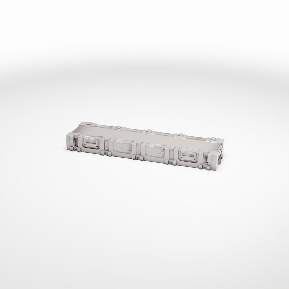 Diorama-modelbouw productfoto 0: Diorama-opslag: lange militaire transportkist (Ref. 342D)