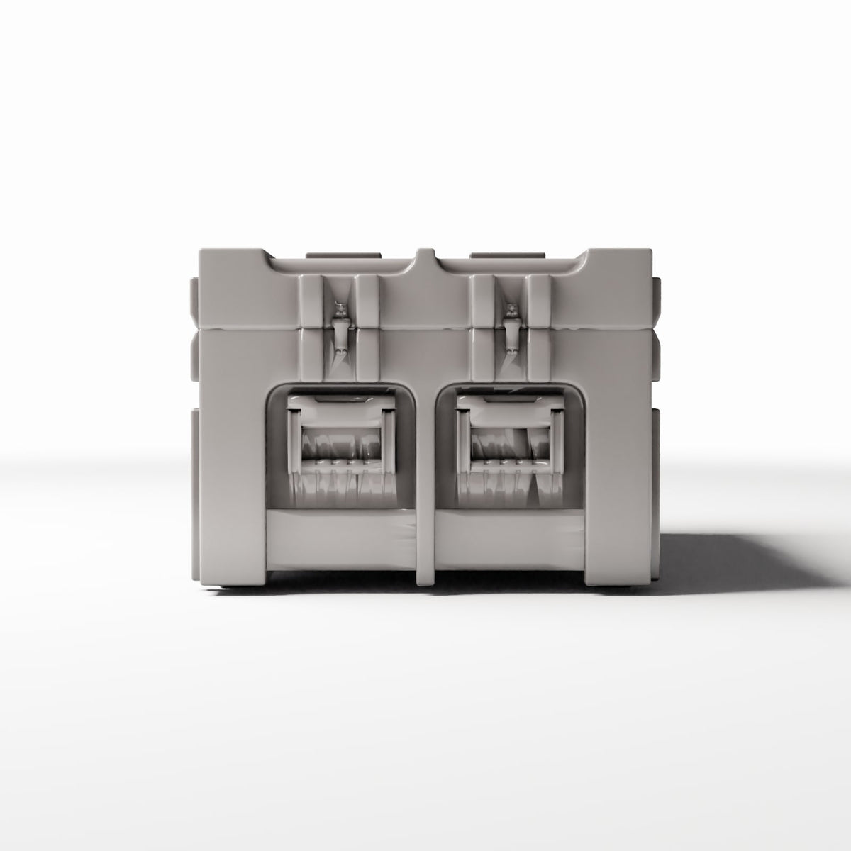Dioramamodelbouw productfoto 2: Diorama opslag & transport: militaire transportkist type D (Ref. 349D)