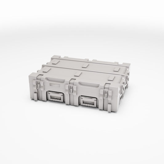 Dioramamodelbouwproductfoto 0: Diorama-opslag: militaire transportkist met sluitingen (Ref. 352D)