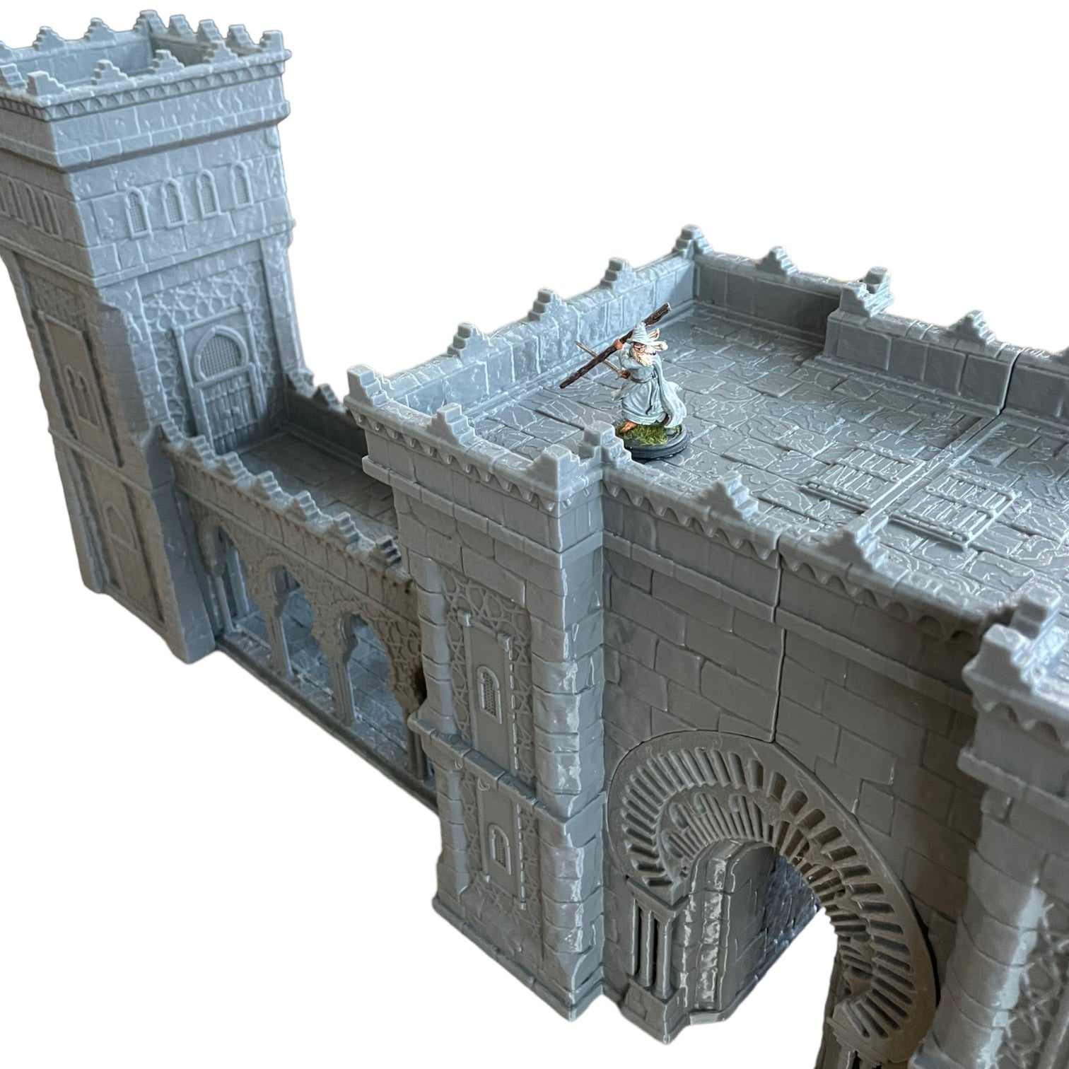 Produktfoto Tabletop 28mm The Printing Goes Ever On (TPGEO)  0: Orientalisches Tor - Befestigung einer orientalischen Stadt - Tor, Turm und Mauer