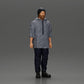 Diorama modelbouw productfoto 0: Staande figuur: Man met muts en hoodie (Ref Nr. A100)