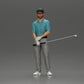 Diorama modelbouw productfoto 0: Diorama figuur: Miniatuur-golfer staand met pet, handschoen en golfclub - Dioramafiguur (Ref Nr. A143)