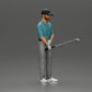 Diorama modelbouw productfoto 1: Diorama figuur: Miniatuur-golfer staand met pet, handschoen en golfclub - Dioramafiguur (Ref Nr. A143)