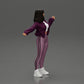 Diorama modelbouw productfoto 1: Diorama-miniatuur: Vrouw in open jas, crop top en strakke broeken (Ref Nr. A114)