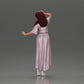 Diorama modelbouw productfoto 4: Miniatuur-figuur: Vrouw in lange trouwjurk met hoge hakken, elegant poserend (Ref Nr. A109)