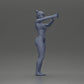 Diorama modelbouw productfoto 7: Diorama-miniatuur: Vrouw in bikini maakt selfie op het strand, staande figuur (Ref Nr. A69)