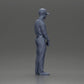 Diorama modelbouw productfoto 8: Diorama figuur: Miniatuur-golfer staand met pet, handschoen en golfclub - Dioramafiguur (Ref Nr. A143)