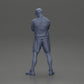 Diorama modelbouw productfoto 9: Figur: Man met gekruiste armen, pet, jas, shorts, sportschoenen (Ref Nr. A125)