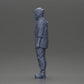 Diorama modelbouw productfoto 10: Staande figuur: Man met muts en hoodie (Ref Nr. A100)