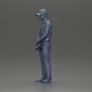 Diorama modelbouw productfoto 11: Diorama figuur: Miniatuur-golfer staand met pet, handschoen en golfclub - Dioramafiguur (Ref Nr. A143)