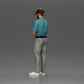 Diorama modelbouw productfoto 16: Diorama figuur: Miniatuur-golfer staand met pet, handschoen en golfclub - Dioramafiguur (Ref Nr. A143)