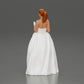Diorama modelbouw productfoto 13: Diorama figuur: Miniatuur-bruid in een vloerlange witte jurk met boeket (Ref Nr. A132)