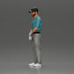 Diorama modelbouw productfoto 17: Diorama figuur: Miniatuur-golfer staand met pet, handschoen en golfclub - Dioramafiguur (Ref Nr. A143)