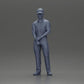 Diorama modelbouw productfoto 18: Diorama figuur: Miniatuur-golfer staand met pet, handschoen en golfclub - Dioramafiguur (Ref Nr. A143)