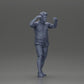 Diorama modelbouw productfoto 7: Diorama-miniatuur: Man in shirt en shorts draagt vrouw op schouders (Ref Nr. A81)