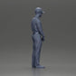 Diorama modelbouw productfoto 19: Diorama figuur: Miniatuur-golfer staand met pet, handschoen en golfclub - Dioramafiguur (Ref Nr. A143)