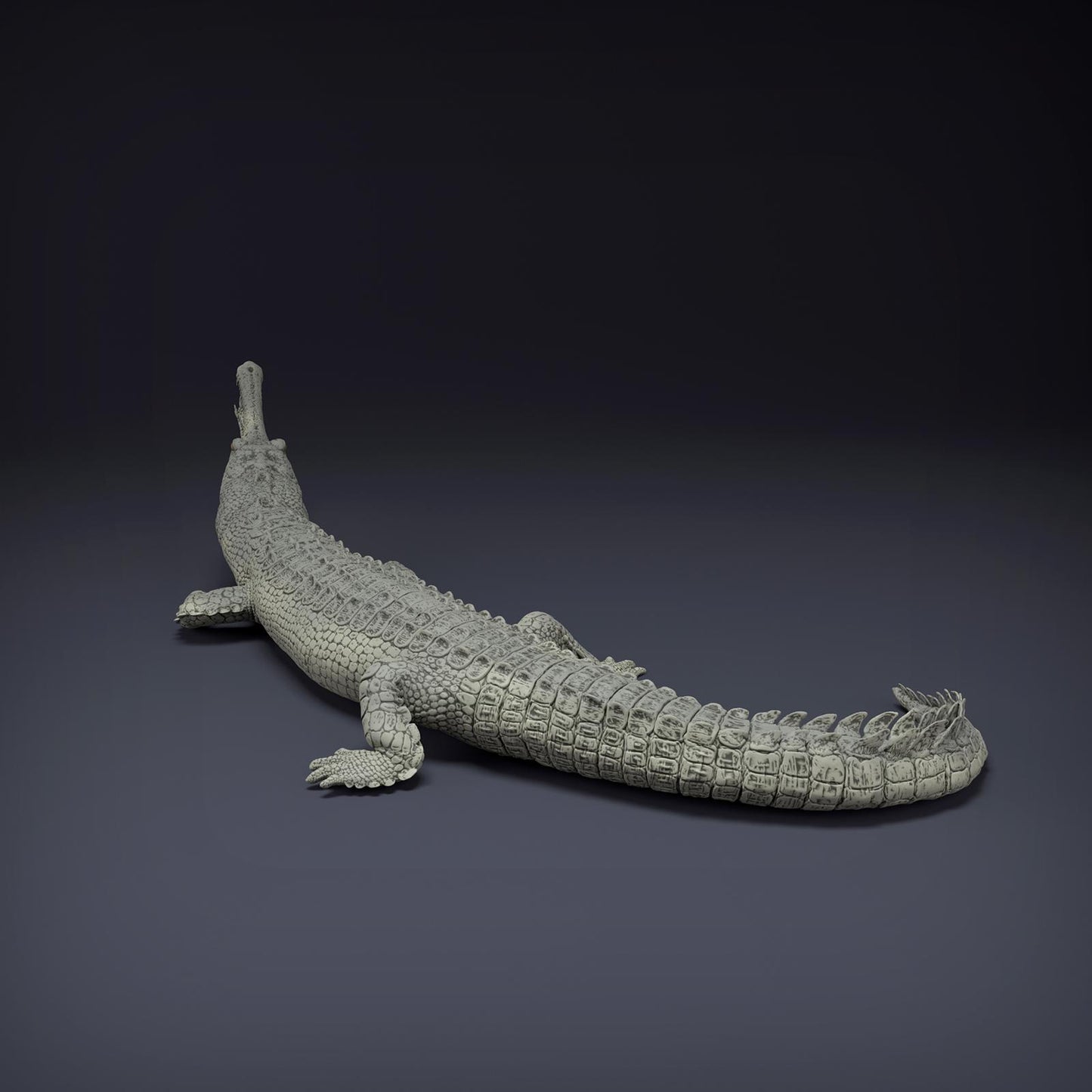 Productfoto Dier Figuur Diorama, Modelbouw: 0: Jungle Dier Figuur: Gangesgavial – Gharial (Ref 01_01_80)