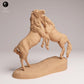 Productfoto Dierfiguur Diorama, Modelbouw: 0: Wilde Dierfiguren: vechtende Mustangs – Paarden (Ref 25_09_03)