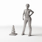 Productfoto 1 van modelbouwdiorama: Dioramastraat: signaalkegels voor afzettingen (Ref. 411D)