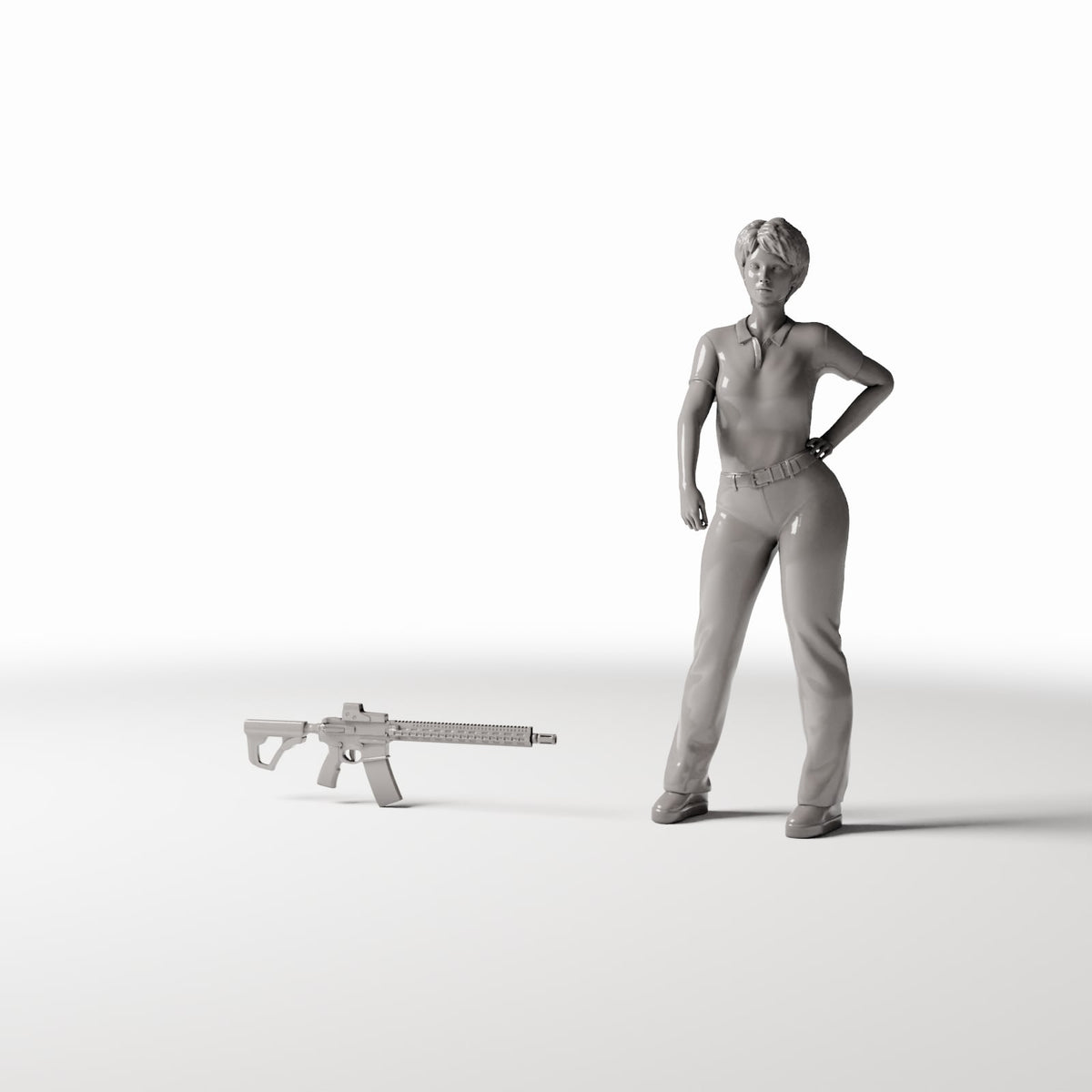 Diorama Modellbau Produktfoto 1: Diorama Waffen: Modernes Sturmgewehr (Ref. 420D)