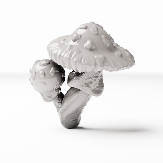 Diorama-modelbouw productfoto 0: Dioramaplanten: gespikkelde paddenstoelen (Ref. 443D)