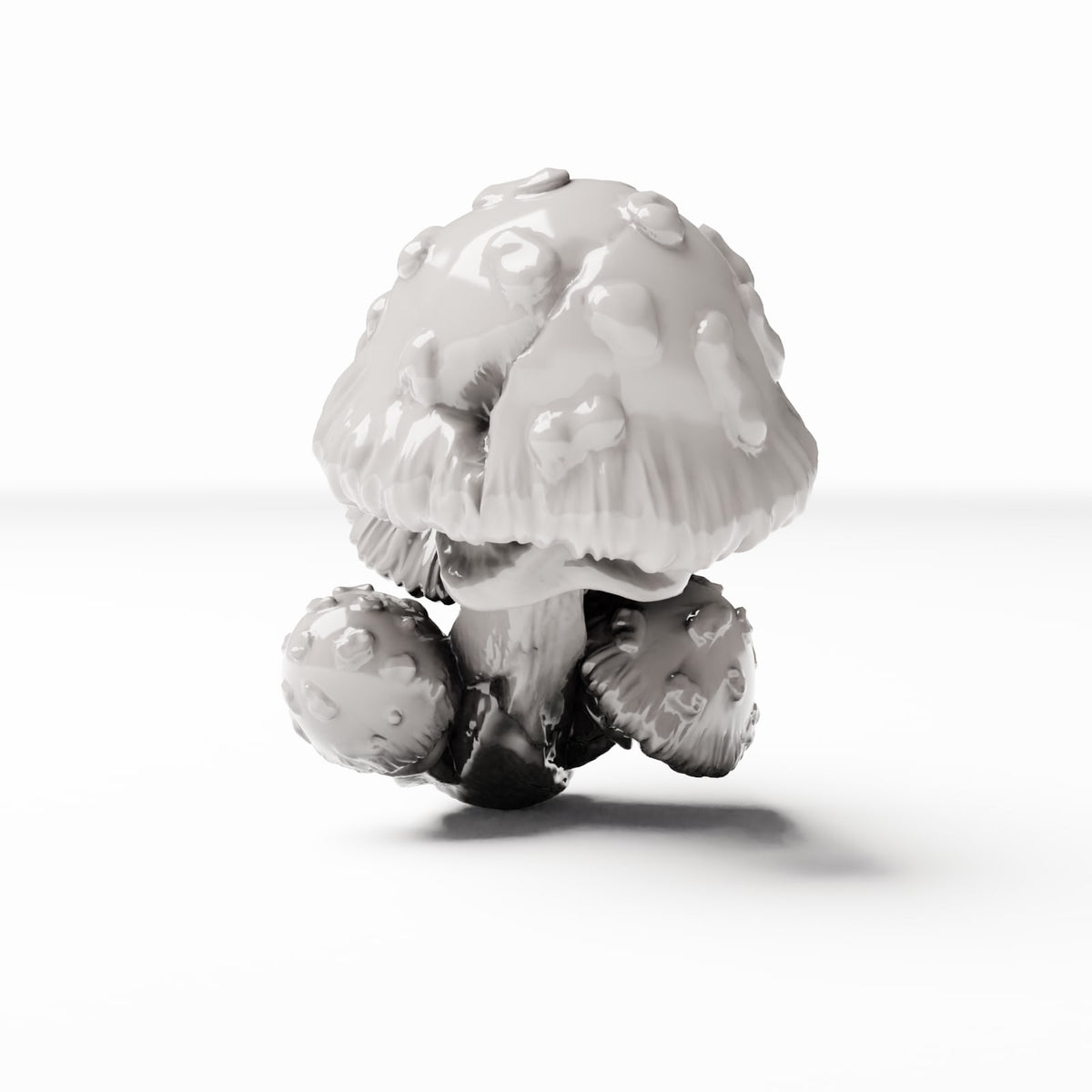 Diorama modelbouw productfoto 3: Diorama-planten: groep gevlekte paddenstoelen (Ref. 445D)