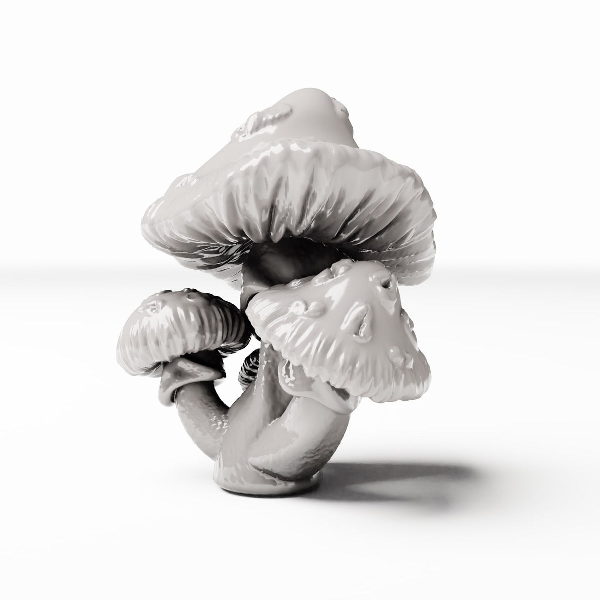 Diorama-modelbouwproductfoto 3: Dioramaplanten: groep gevlekte paddenstoelen (Ref. 448D)