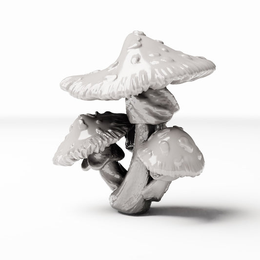 Productfoto van dioramamodelbouw 0: dioramaplanten: gevlekte paddenstoelgroep (Ref. 449D)