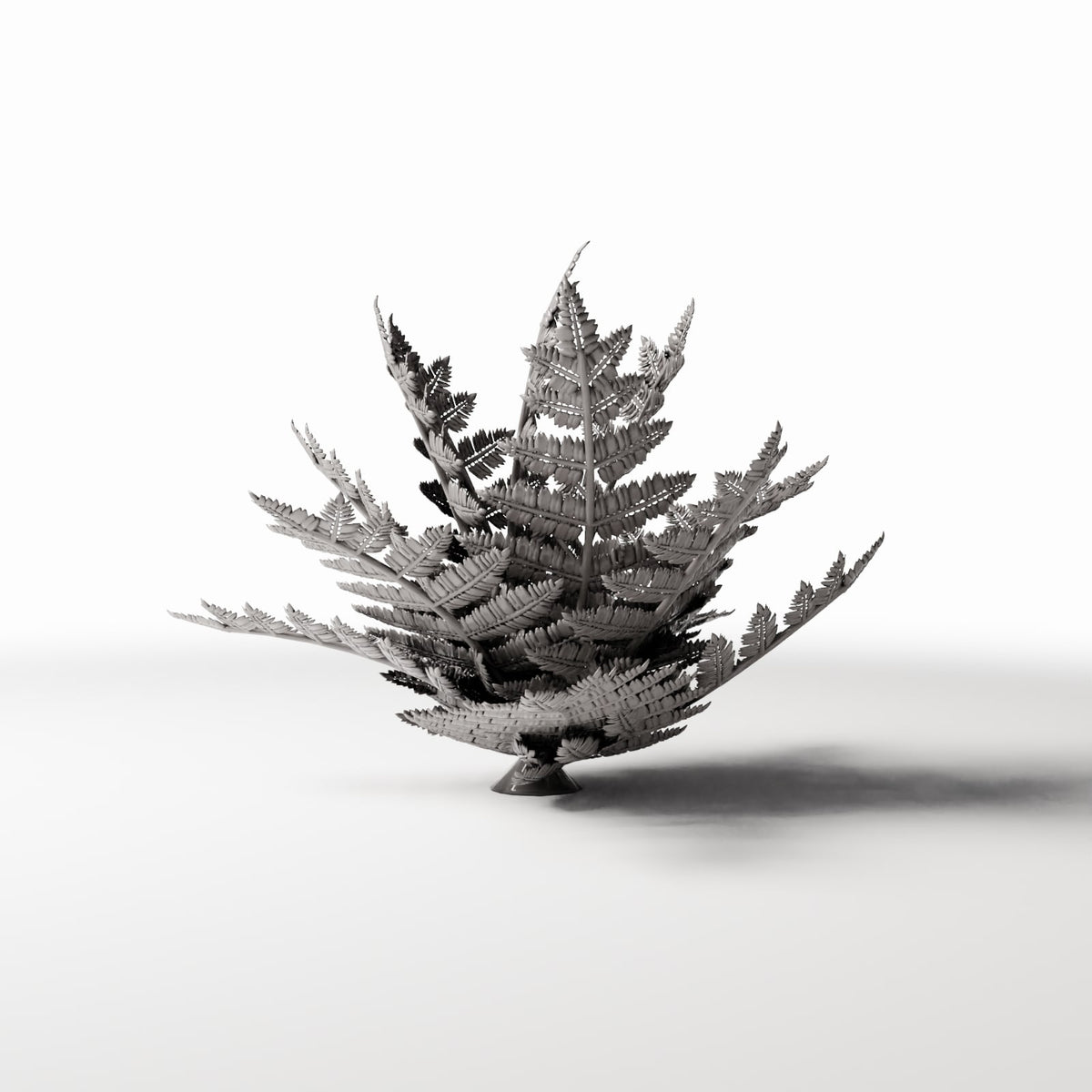 Diorama modelbouw productfoto 3: Diorama-planten: varenplant met varenbladeren (Ref. 457D)