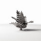 Diorama-modelbouw productfoto 3: dioramaplanten: varenplant met varenbladeren (Ref. 459D)