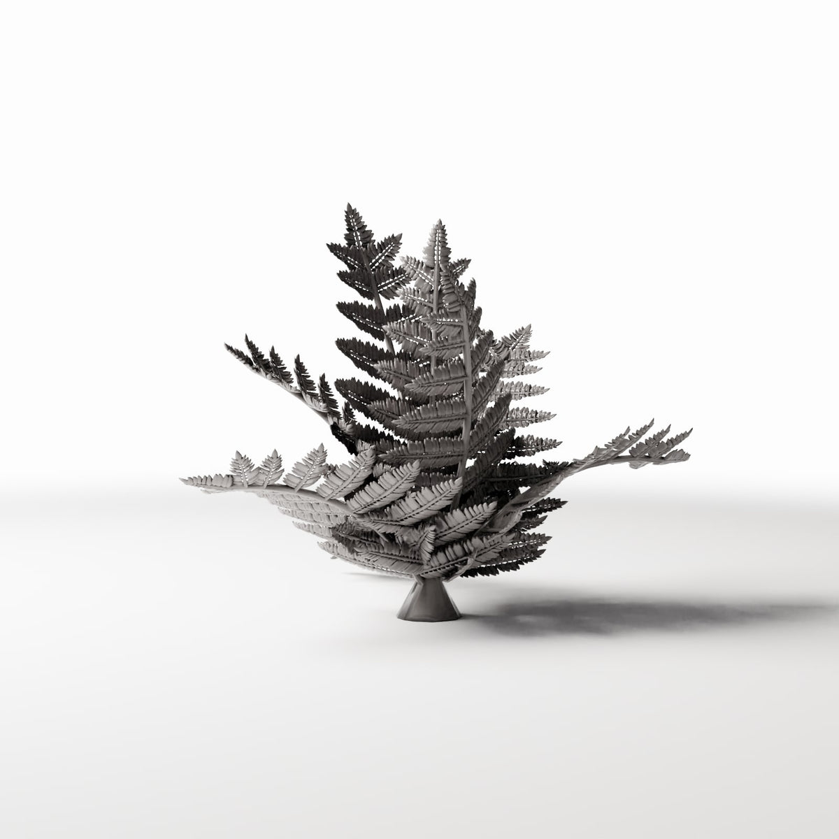Diorama-modelbouw productfoto 3: dioramaplanten: varenplant met varenbladeren (Ref. 459D)
