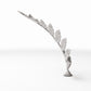 Diorama-modelbouw productfoto 2: dioramaplanten: varenplant met bladeren (Ref. 461D)
