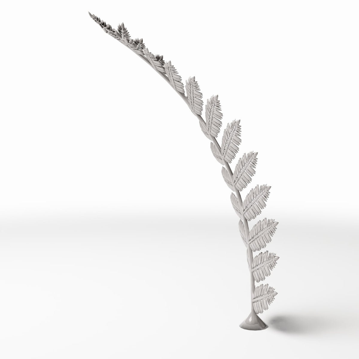 Diorama modelbouw productfoto 2: Dioramaplanten: varenplant met bladeren (Ref. 463D)