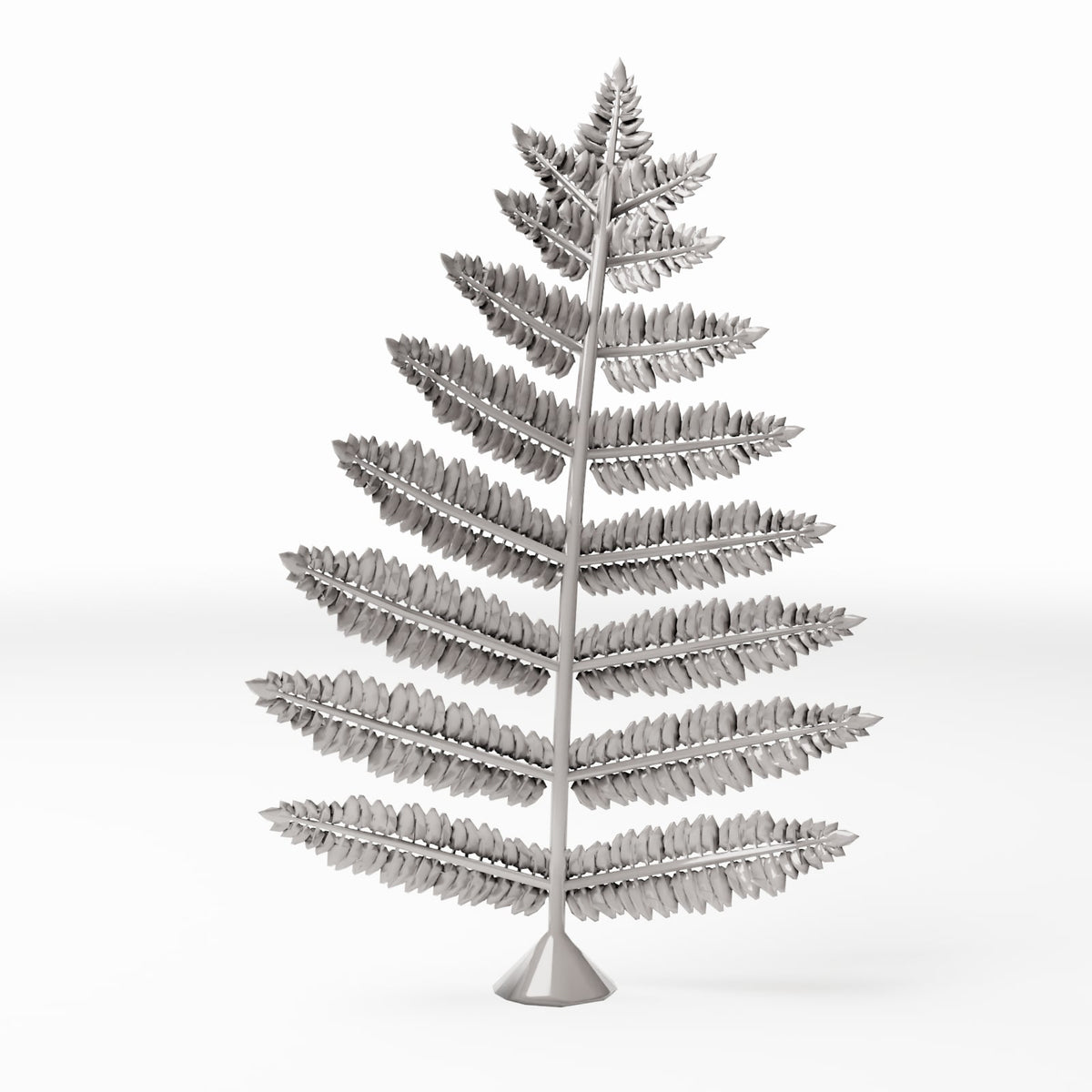 Diorama-modelbouw productfoto 3: Dioramaplanten: varenplant met bladeren (Ref. 468D)