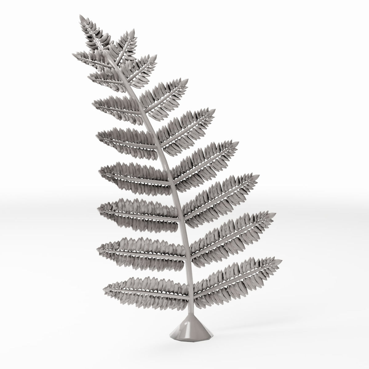 Diorama-modelbouw productfoto 3: dioramaplanten: varenplant met bladeren (Ref. 469D)