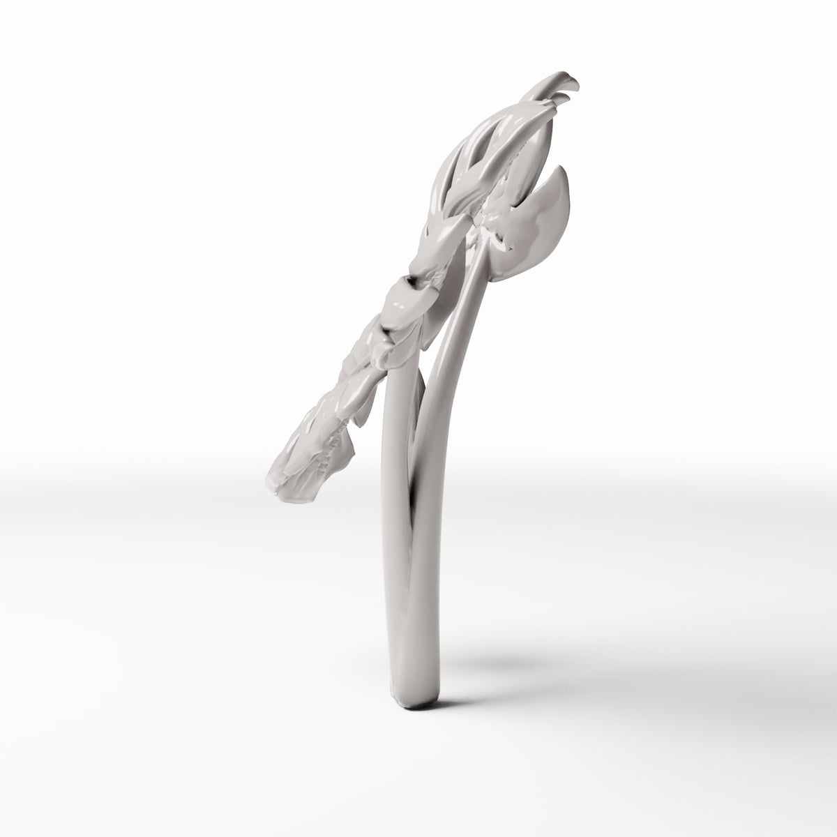 Diorama-modelbouw productfoto 2: dioramaplanten: Monstera met drie bladeren (Ref. 481D)