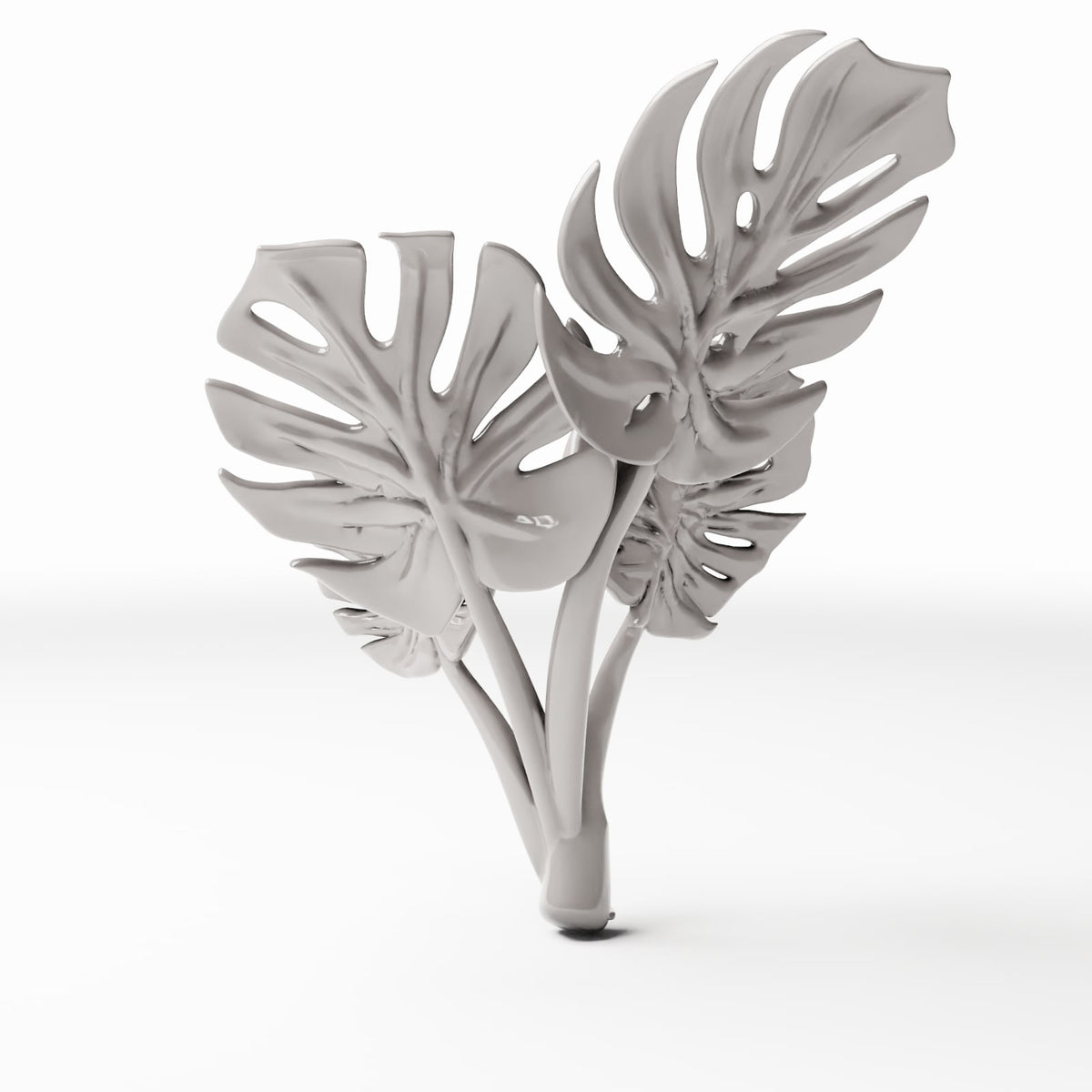 Diorama modelbouw productfoto 3: Dioramaplanten: Monstera met ingesneden bladeren (Ref. 482D)