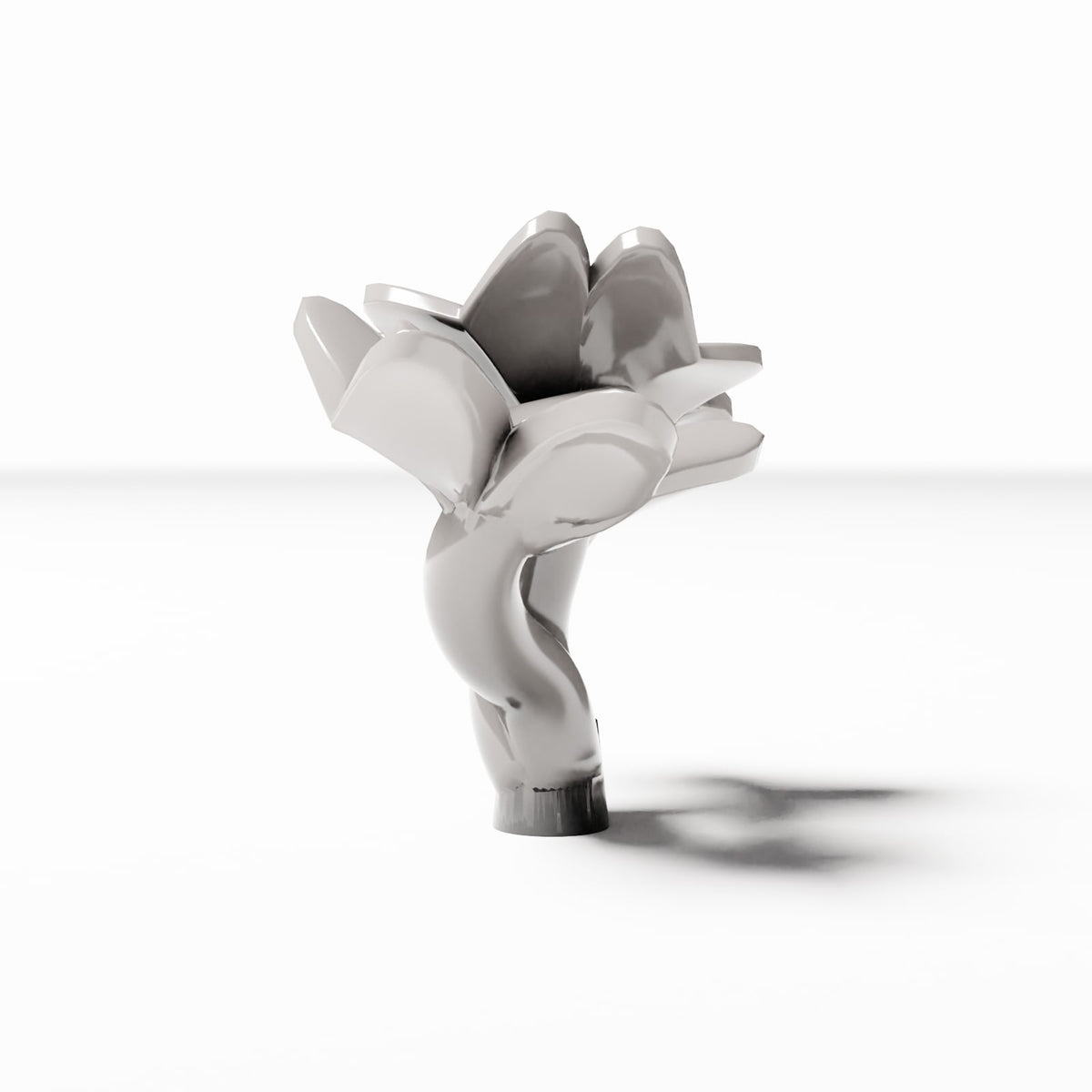 Diorama modelbouw productfoto 2: Dioramaplanten: Oxalis-klaverplant met voetstuk (Ref. 484D)