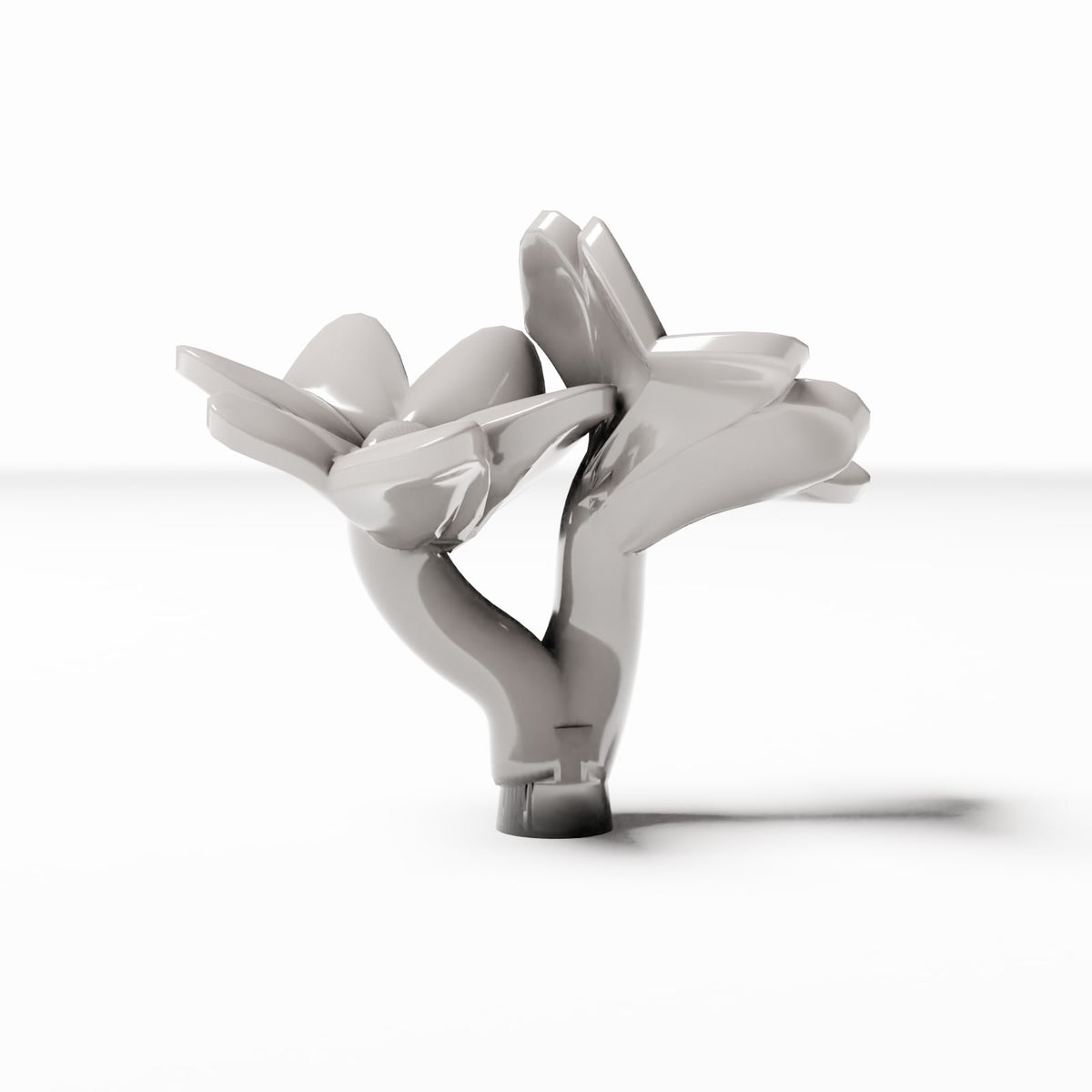 Diorama modelbouw productfoto 3: Dioramaplanten: Oxalis-klaverplant met voetstuk (Ref. 484D)